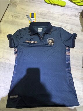 The Marathon Clothing Navy Blue Jersey with Copper Accents